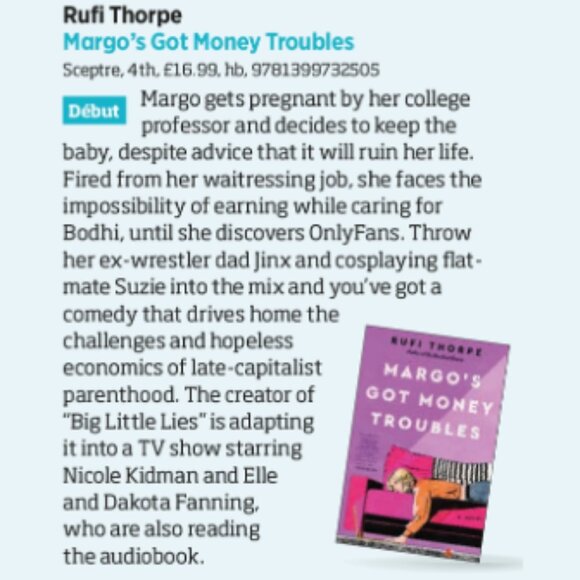 Margo's Got Money Troubles by Rufi Thorpe- BOTM- Brand New- Never Opened! - Picture 4 of 14